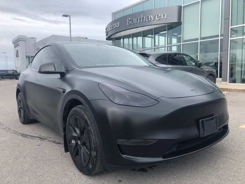 2023 Tesla Model Y RWD w/ Autopilot | Wrapped in Flat Grey Colour